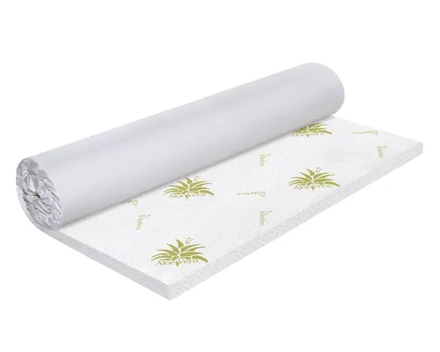Topper saltea Green Future Aloe Vera Free Air Memory 90x200 cm