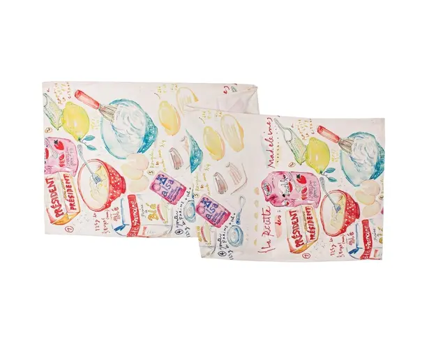 Traversa de masa, Ricetta White, Bizzotto, poliester, 45x150 cm