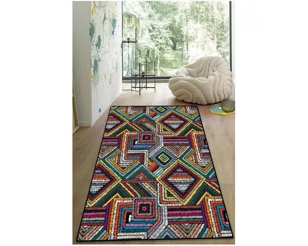 Covor de hol, Maglie, 80x300 cm, Poliester, Multicolor