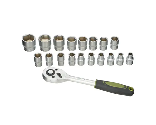 Trusa cu scule Heinner, 19 piese CR-V 1/2