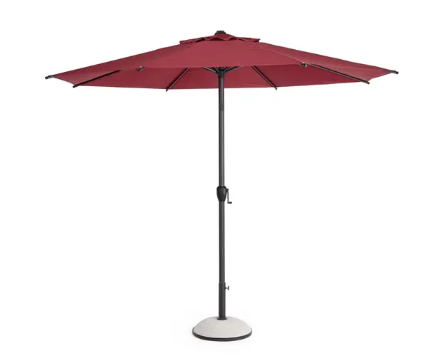 Umbrela pentru gradina / terasa Rio, Bizzotto, Ø 300 cm, stalp Ø 48 mm, otel/poliester, bordo