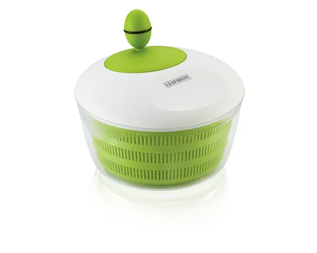Uscator salata, Leifheit, Trend, 26 cm Ø , plastic, alb/verde