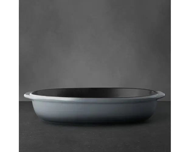 Vas de copt oval BergHOFF, Gem, 36 x 26 x 7 cm, 5 L, ceramica emailata