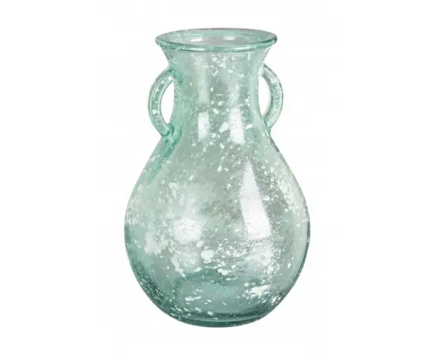 Vaza, Arleen, Bizzotto, 16x24 cm, sticla reciclata, ice