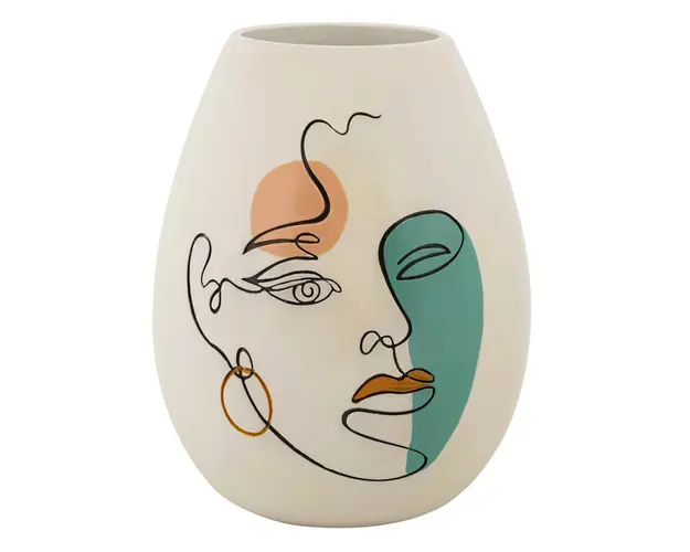 Vaza, Art -B, Mauro Ferretti, Ø22.5 x 29 cm, polirasina, multicolor