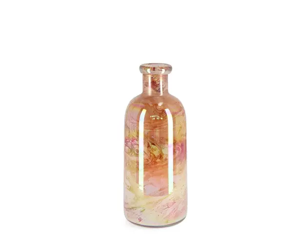 Vaza Marala, Bizzotto, Ø 13 x 31 cm, sticla, handmade, portocaliu