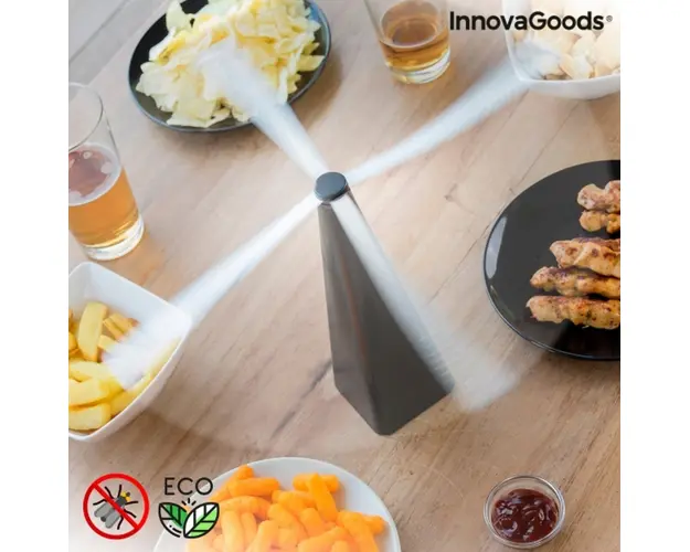 Ventilator pentru alungat muste si tantari, ecologic, InnovaGoods, cu baterii, 25.5x7.5x7.5 cm