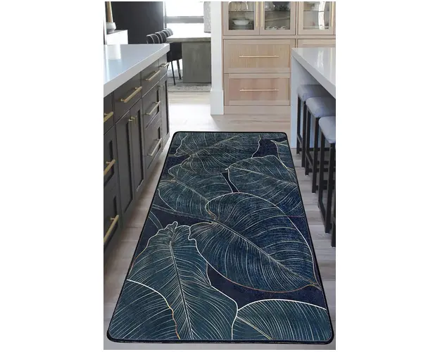 Covor de hol, Zeleno, 150x200 cm, Poliester, Verde