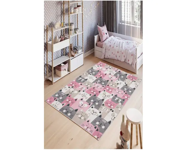 Covor de hol, W1015, 100x150 cm, Poliester, Multicolor