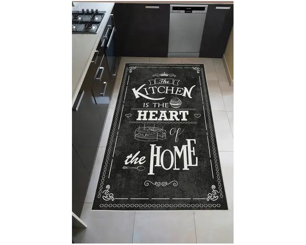 Covor de hol, W1025, 100x150 cm, Poliester, Multicolor