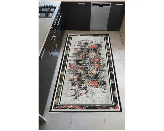 Covor de hol, W1029, 100x150 cm, Poliester, Multicolor