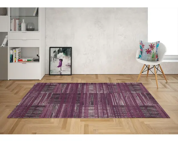 Covor de hol, Wells, 100x200 cm, Poliester, Multicolor