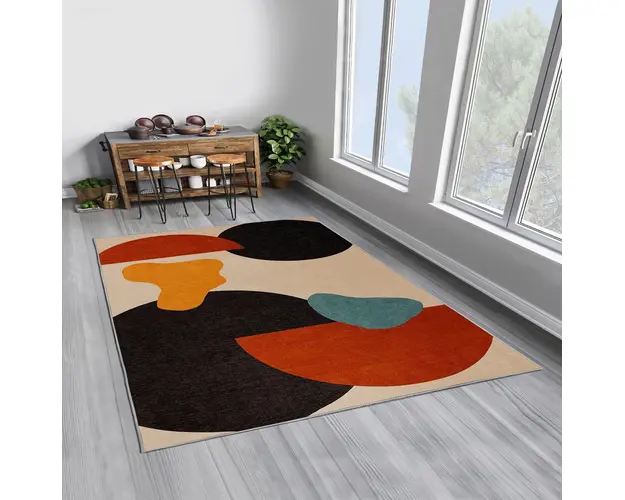 Covor, Woopamuk007, 160x230 cm, 70% bumbac/30% poliester, Multicolor