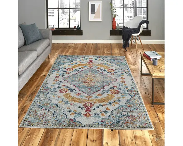 Covor, Woopamuk170, 80x150 cm, 70% bumbac/30% poliester, Multicolor