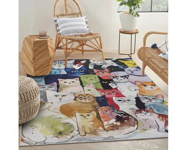 Covor, Woopamuk238, 160x230 cm, 70% bumbac/30% poliester, Multicolor