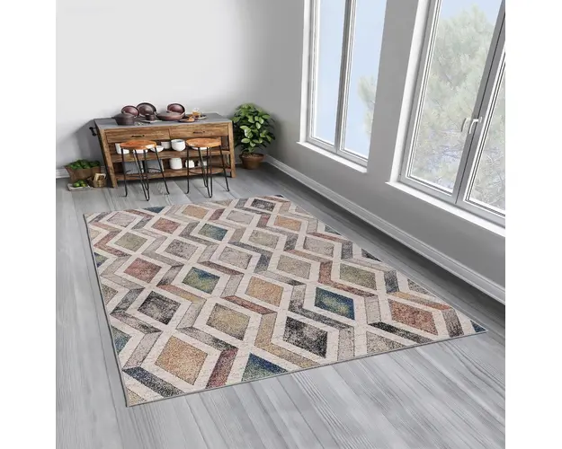 Covor, Woopamuk393, 160x230 cm, 70% bumbac/30% poliester, Multicolor