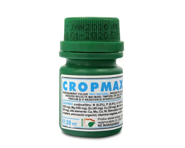 Cropmax 20 ml ingrasamant foliar concentrat Bio