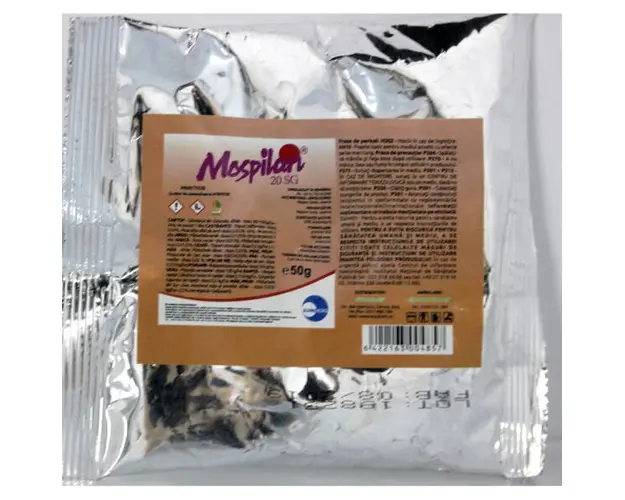 Mospilan 20SG 50 gr insecticid sistemic Nippon Soda (cartof, grau, porumb, ardei solarii, castraveti solarii, varza, ceapa, mar, prun, par, rapita, vita de vie)