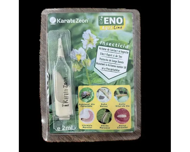 Karate Zeon 2 ml, insecticid contact, Syngenta (vita de vie, cartof, ceapa, cires, floarea soarelui, grau, orz, lucerna, mar, par, piersic, porumb, prun, rapita, varza, vinete)