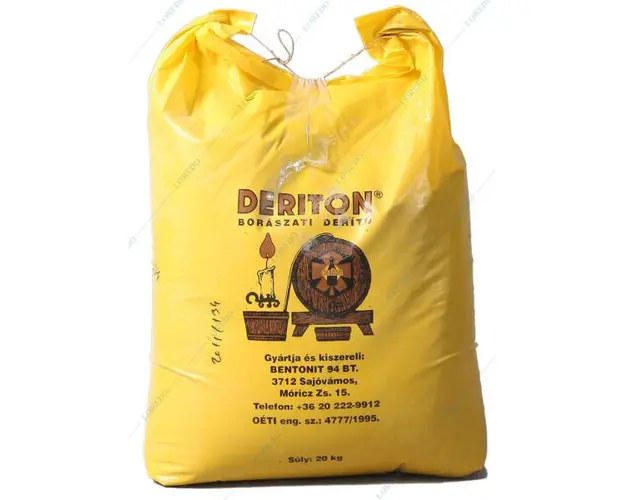Deriton 25 kg bentonita limpezire vin