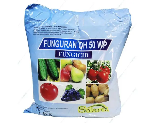 Funguran OH50WP 1 kg fungicid cupric de contact (vita de vie, cartof, tomate, sfecla zahar, hamei, castraveti, mar, par, gutui, fasole)
