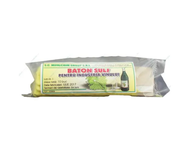 Batoane sulf (dezinfectare butoaie) 10 buc