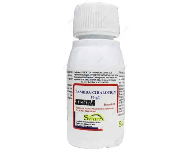 Zebra 50 ml, insecticid de contact, Globachem, grau (plosnita cerealelor), cartof (gandacul de Colorado), mar (viermele merelor)
