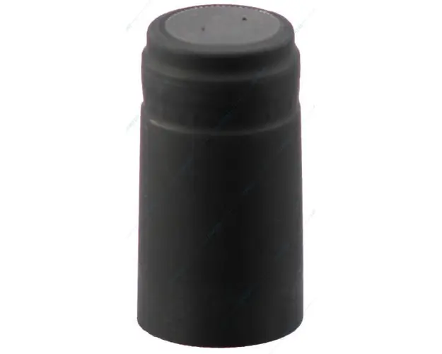 Capison negru PVC pentru sticle de vin