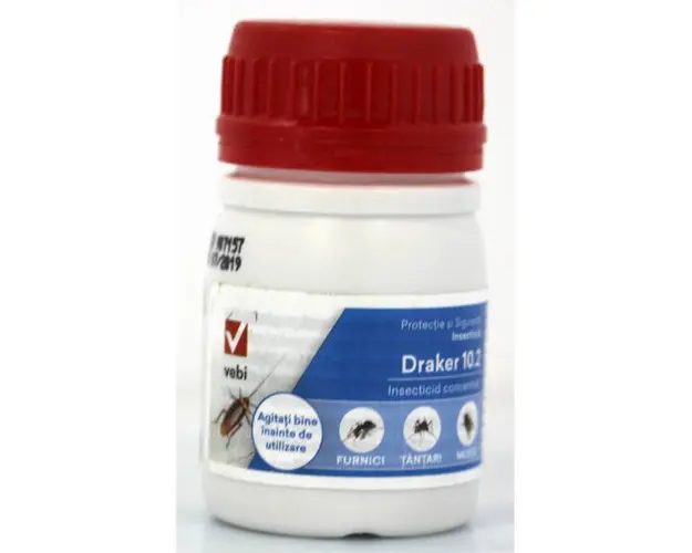 Draker 10.2 50 ml insecticid concentrat muste furnici paianjeni
