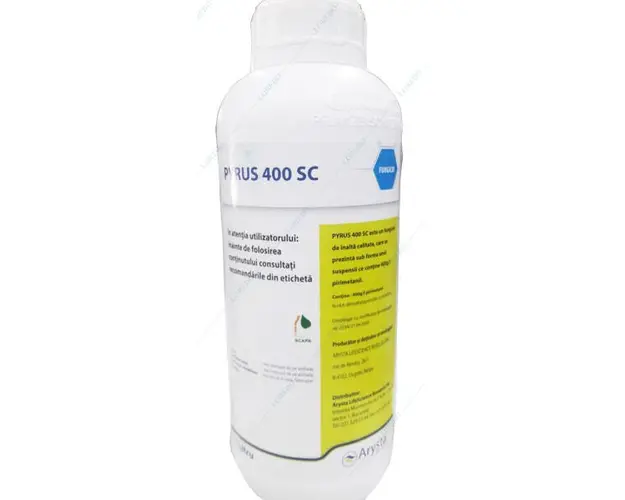 Pyrus 400SC 1L, fungicid de contact, Arysta LifeScience, Putregai Cenusiu (vita de vie, tomate, floarea soarelui), Rapan (par)
