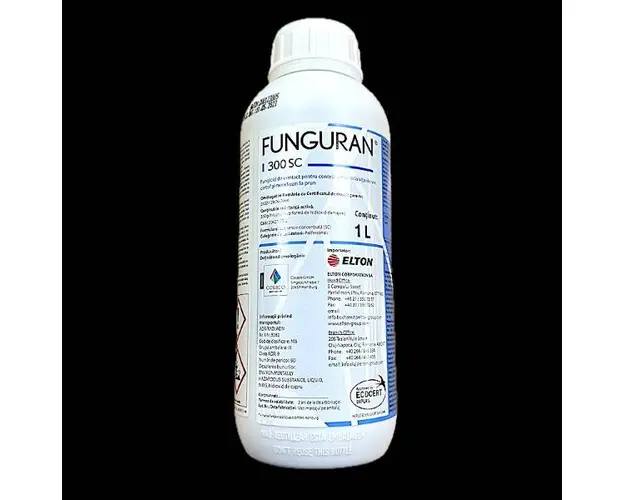 Funguran 300SC 1 L fungicid cupric de contact (vita de vie, tomate, castraveti, cartofi, fasole, ceapa)