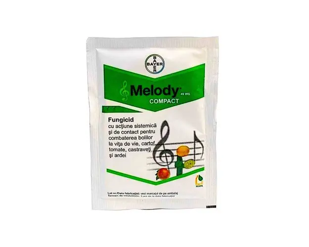 Melody Compact 49WG 20 gr fungicid sistemic si de contact, Bayer, mana (vita de vie)