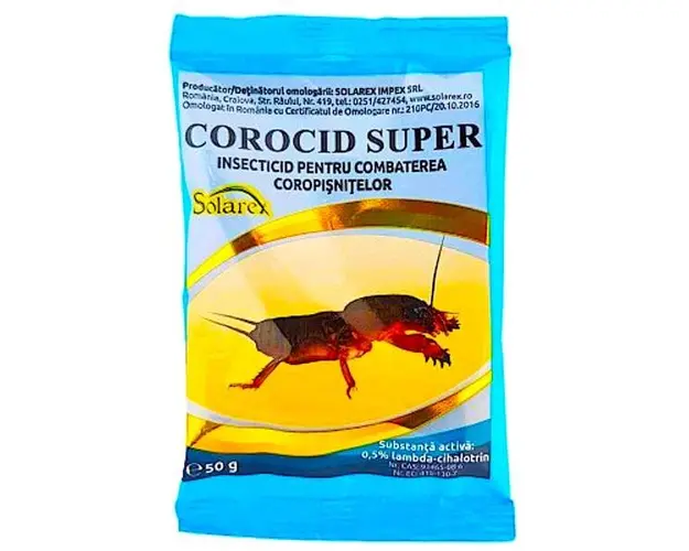 Corocid Super 50 gr insecticid contact coropisnite Solarex (tomate)