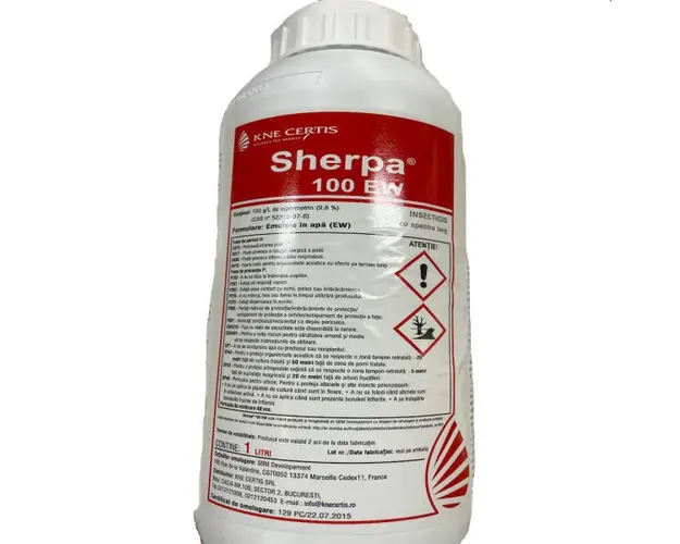 Sherpa 100EW 1L insecticid cu spectru larg (mar, prun, legume, hamei)