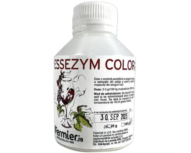 Enzime Essezym Color 20 gr (pentru struguri rosii, enzime extractie culoare)