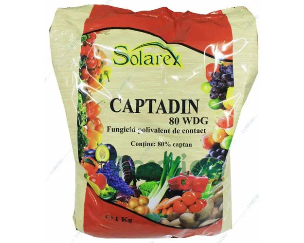 Captadin 80WDG 1 kg fungicid de contact Solarex/Adama (castraveti, fasole, pomi, tomate)