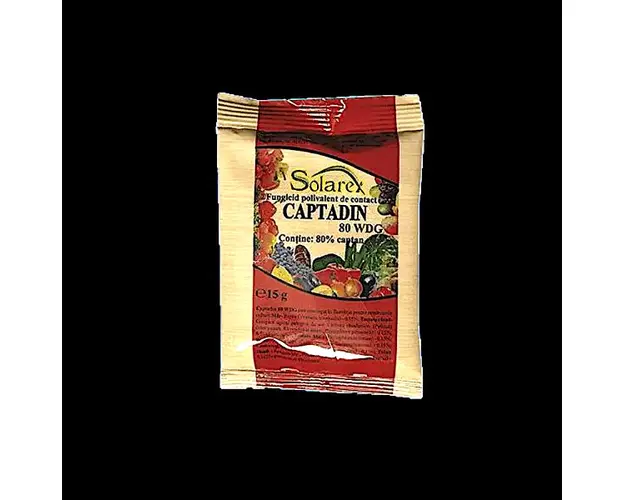 Captadin 80WDG 15 gr fungicid de contact Solarex/Adama (castraveti, fasole, pomi, tomate)