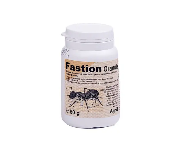 Fastion granule 50 gr, momeala insecticida pentru furnici