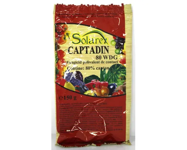 Captadin 80WDG 150 gr fungicid de contact Solarex/Adama (castraveti, fasole, pomi, tomate)