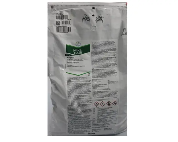 Mikal Flash 12 kg fungicid sistemic si de contact, Bayer, mana (vita de vie)