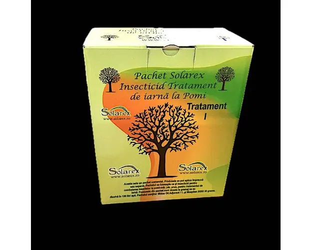 Pachet ulei+insecticid pomi 100L apa -prima stropire- Midos Oil adjuvant 1L + insecticid Mospilan 20SG 30 gr, Solarex