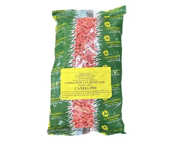 Seminte fasole pitica pentru boabe albe Cannelino 1 kg