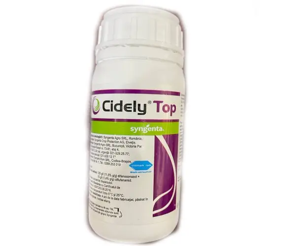 Cidely Top 100 ml fungicid sistemic Syngenta (ardei, capsuni, castraveti, dovlecei, pepene, tomate, vinete)