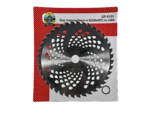 Disc motocositoare nr 9/230 cu Vidia Gf-0101, Micul Fermier