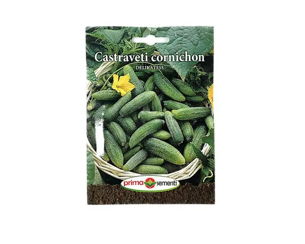 Seminte castraveti cornichon Delikatess 4 gr, Prima Sementi