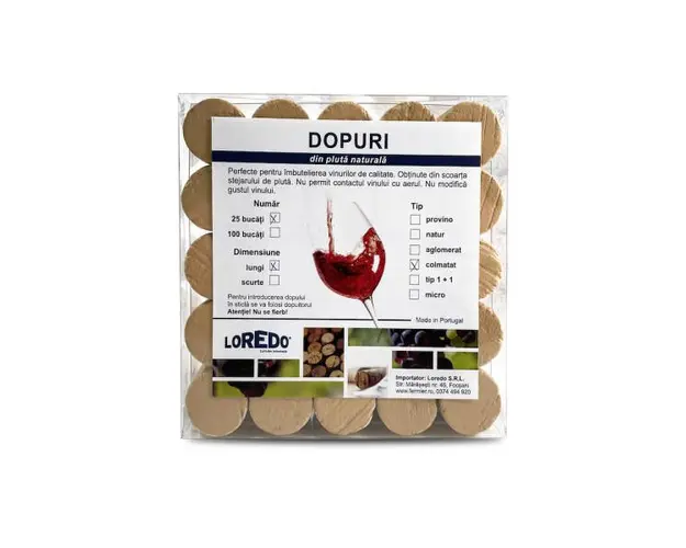 Cutie dopuri Colmatat L Basic 25 buc