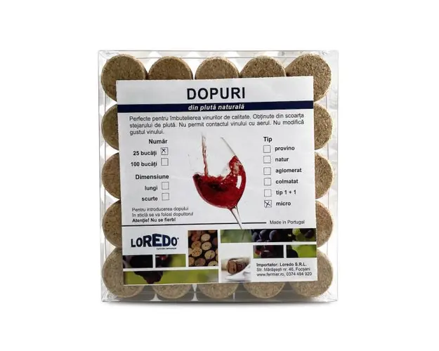 Cutie dopuri Micro 25 buc