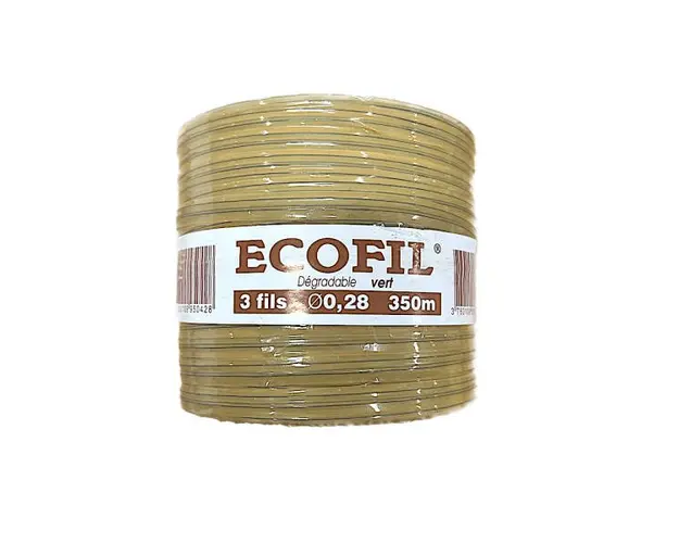 Sarma de legat la vie cu invelis de plastic 350 m, tripla (3 fire de sarma), se foloseste cu clestii de legat tip Piller sau Stockfix19 sau cu masinile de legat cu acumulator