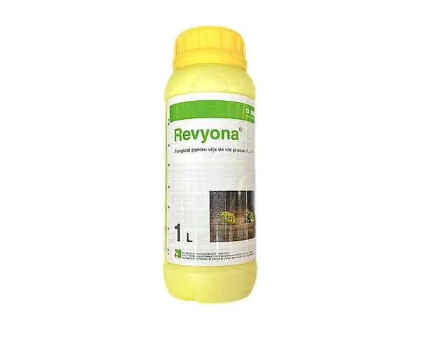Revyona 1L, fungicid, BASF, vita de vie, prun, piersic, par, mar, cires, cais, pe baza de Revysol