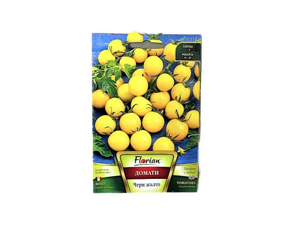 Seminte tomate Cherry galbene, 0,3 gr, Florian Bulgaria